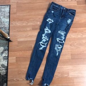 American Eagle Next Level Stretch Ripped Jeans